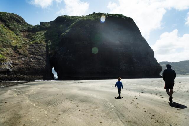 cool piha rocks