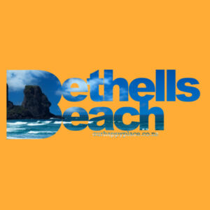 Bethells Beach Blue - AS Colour Kids Youth T shirt Design