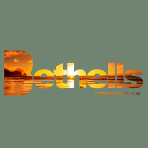 Just Bethells Sunset - AS Colour Womens Crop Tee Design