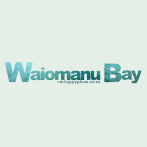 Waiomanu Bay - AS Colour Womens Crop Tee Design