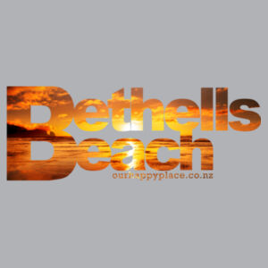 Bethells Beach Sunset - AS Colour Womens Relax Zip Hoodie Design