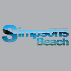 Simpson's Beach - AS Colour Womens Sunday Singlet Design