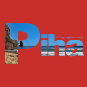 Piha Red House - Kids Twill Bucket Hat w/Toggle Design