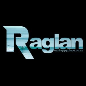 Raglan Blue - Cloke Mens Outline Tee Design