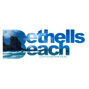 Bethells Beach Blue - Cloke Mens Standard Crew  Design