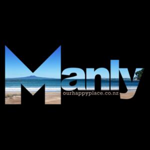 Manly - Womens Scoop Neck Tee Design