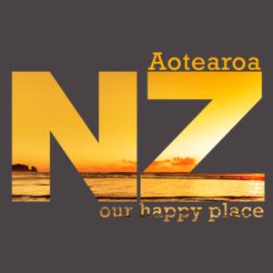 NZ Sunset - Youth Crew Neck Tee Design