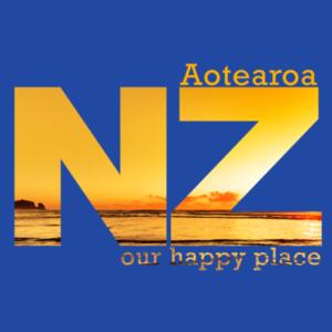 NZ Sunset - Kids Crew Neck Tee Design
