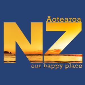 NZ Sunset - Mens Crew Neck Tee Design