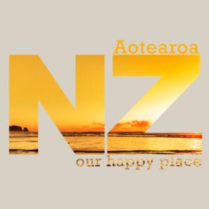 NZ Sunset - Womens Scoop Neck Tee Design