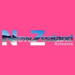 New Zealand Beach - Youth Crew Neck Tee Design