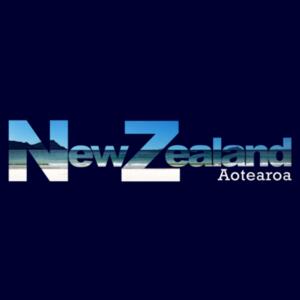 New Zealand Beach - Womens Scoop Neck Tee Design
