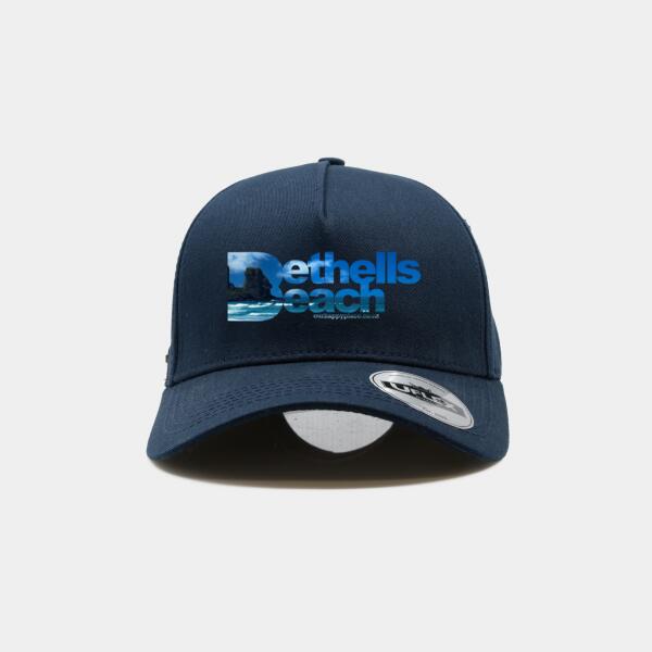 Bethells Beach Blue - UFlex Adults Pro Style 5 Panel Snapback Cap Thumbnail