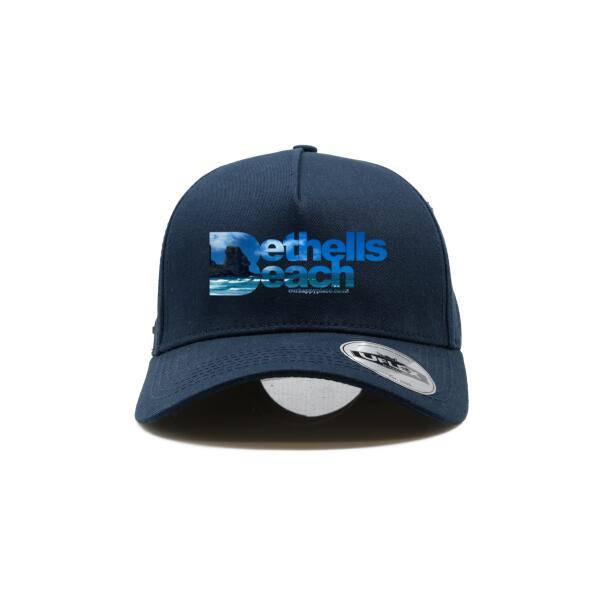 Bethells Beach Blue - UFlex Adults Pro Style 5 Panel Snapback Cap Thumbnail