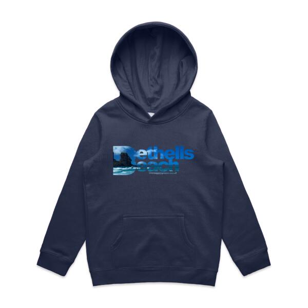 Bethells Beach Blue - AS Colour Kids Supply Hoodie Thumbnail
