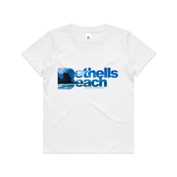 Bethells Beach Blue - AS Colour Kids Youth T shirt Thumbnail