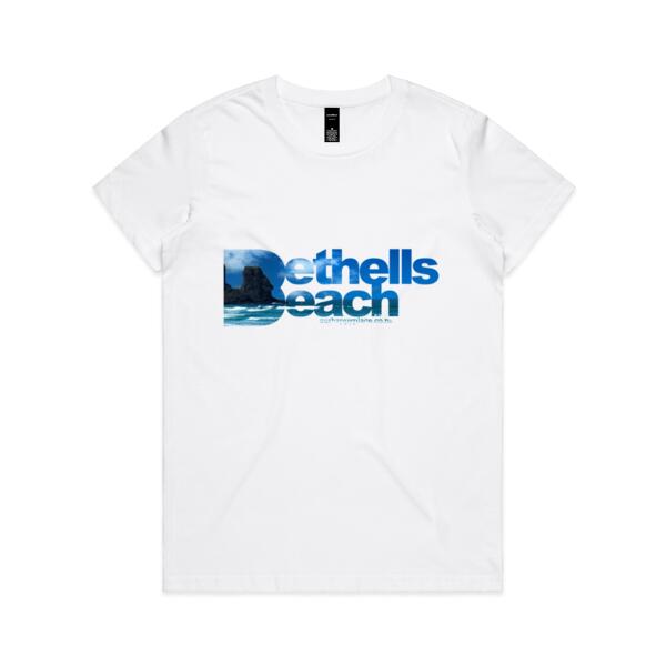 Bethells Beach Blue - AS Colour Womens Maple Tee Thumbnail