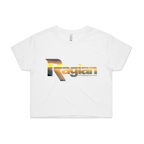 Raglan Sunset - AS Colour Womens Crop Tee Thumbnail