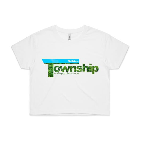 Township - the local - AS Colour Womens Crop Tee Thumbnail