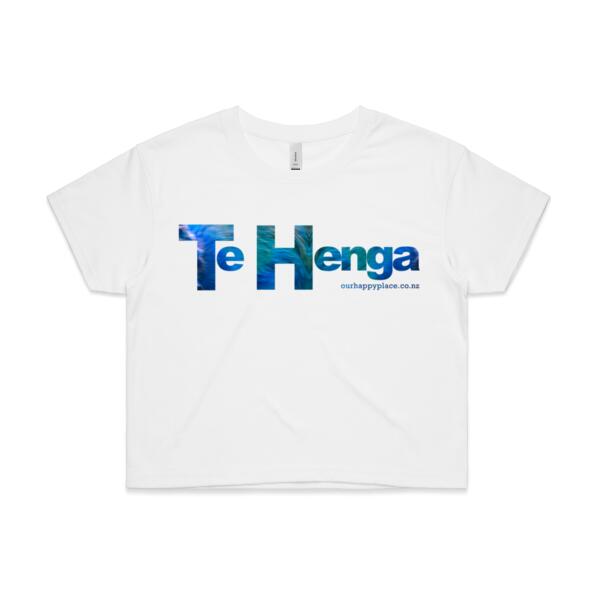 Te Henga Pacific Blend - AS Colour Womens Crop Tee Thumbnail