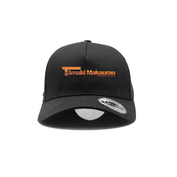 Tāmaki Makaurau Sunrise - UFlex Adults Pro Style 5 Panel Snapback Cap Thumbnail