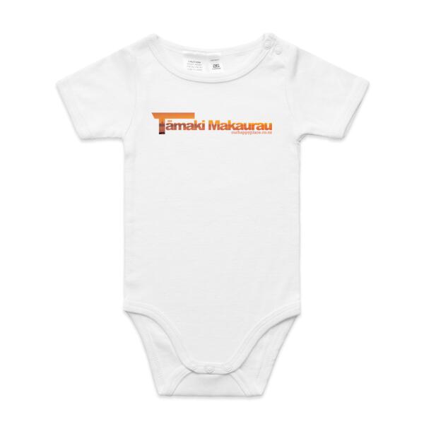 Tāmaki Makaurau Sunrise - AS Colour Organic Infant Mini-Me One-Piece Thumbnail
