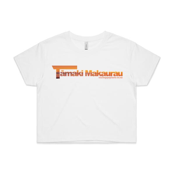 Tāmaki Makaurau Sunrise - AS Colour Womens Crop Tee Thumbnail