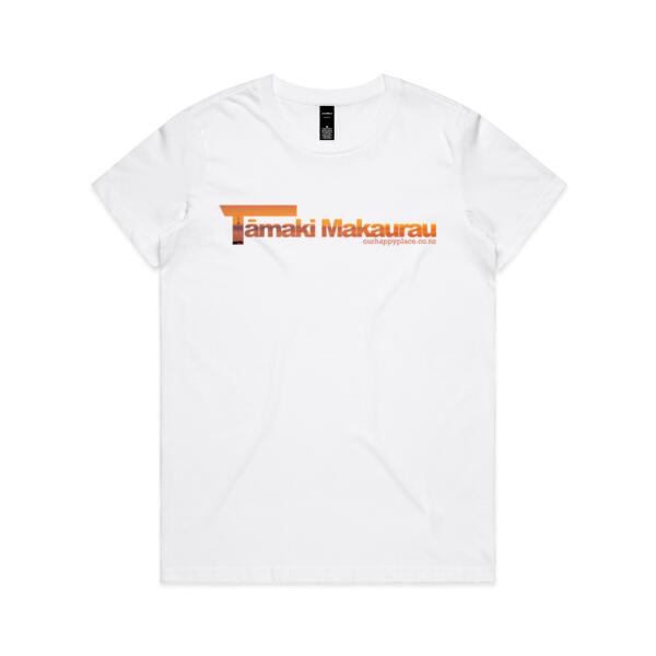 Tāmaki Makaurau Sunrise - AS Colour Womens Maple Tee Thumbnail