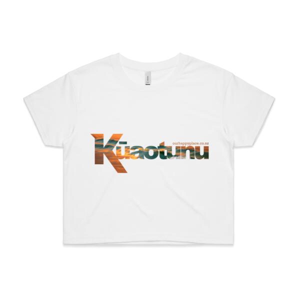 Kūaotunu Sunrise - AS Colour Womens Crop Tee Thumbnail
