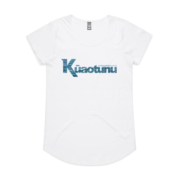 Kūaotunu Blue - AS Colour Womens Mali Tee Thumbnail