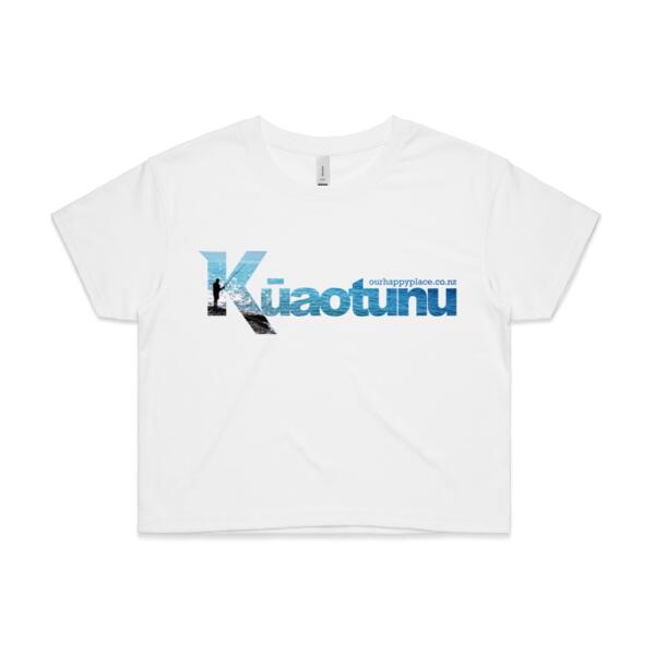 Kūaotunu The Rocks - AS Colour Womens Crop Tee Thumbnail