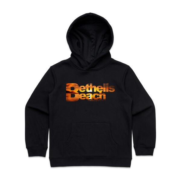 Bethells Beach Sunset - AS Colour Kids Supply Hoodie Thumbnail