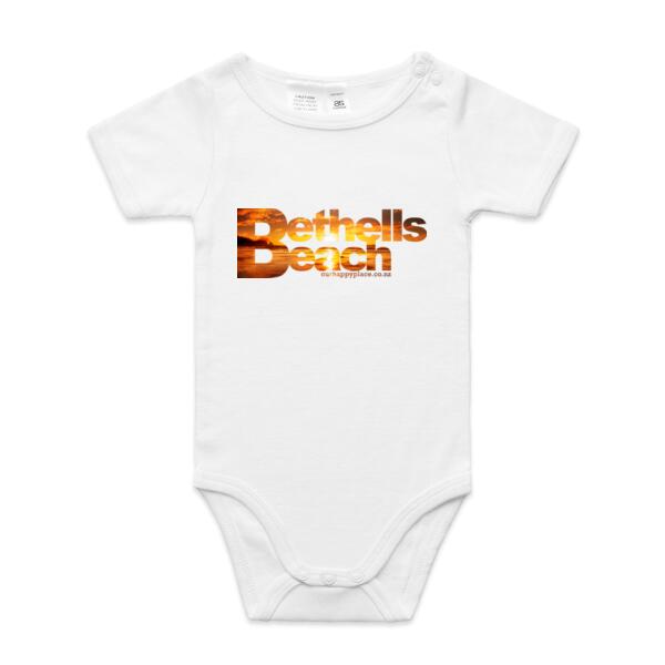 Bethells Beach Sunset - AS Colour Organic Infant Mini-Me One-Piece Thumbnail
