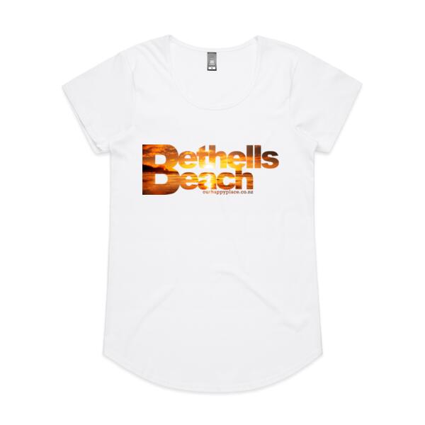 Bethells Beach Sunset - AS Colour Womens Mali Tee Thumbnail