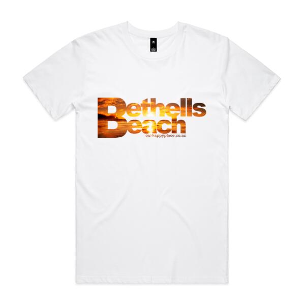 Bethells Beach Sunset - AS Colour Mens Staple T shirt Thumbnail