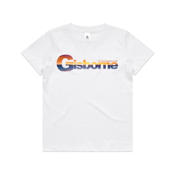 Gisborne Sunset - AS Colour Kids Youth T shirt Thumbnail
