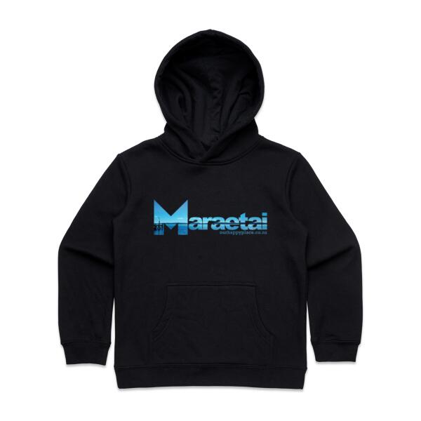 Maraetai jetty  - AS Colour Kids Supply Hoodie Thumbnail