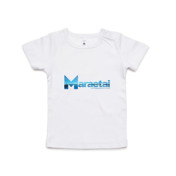 Maraetai jetty  - AS Colour Organic Infant Wee Tee Thumbnail