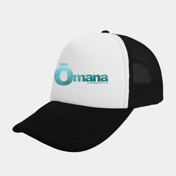 Ōmana waters - Headwear24 Foam Trucker Curved Peak Thumbnail