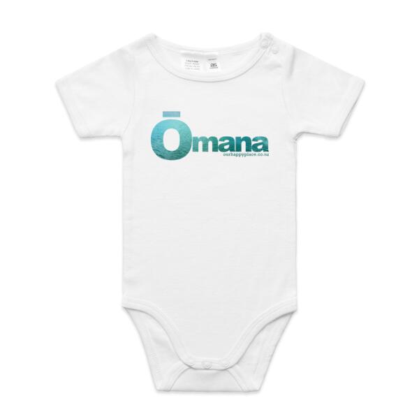 Ōmana waters - AS Colour Organic Infant Mini-Me One-Piece Thumbnail