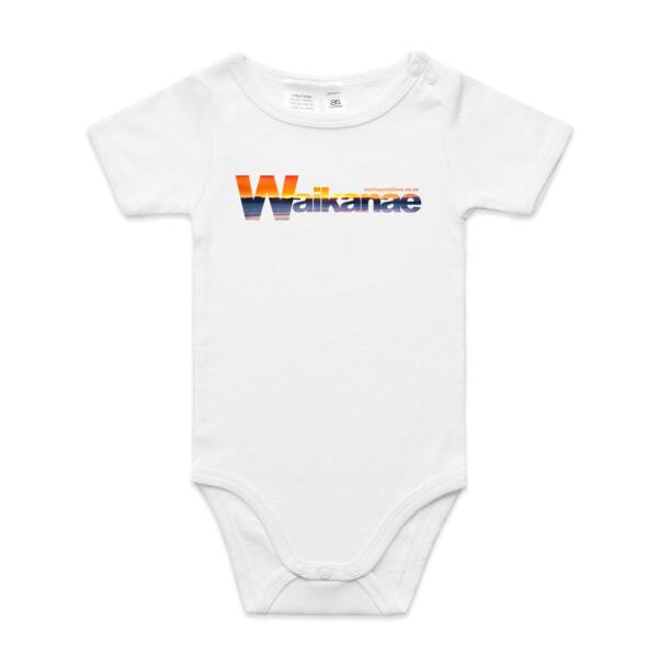Waikanae sunset - AS Colour Organic Infant Mini-Me One-Piece Thumbnail