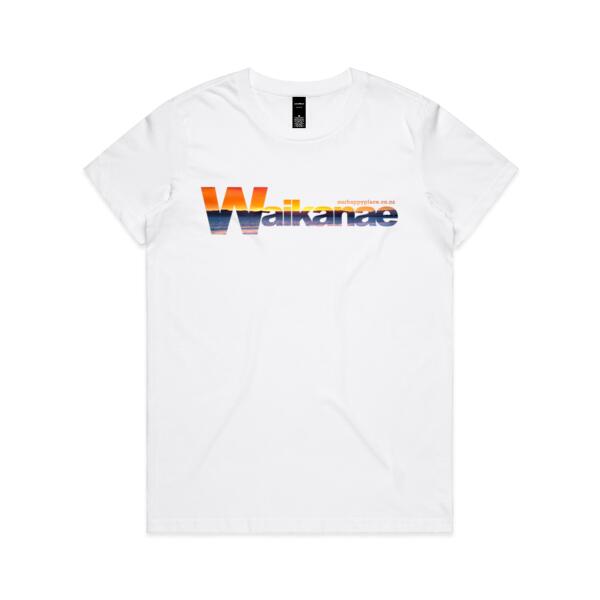 Waikanae sunset - AS Colour Womens Maple Tee Thumbnail