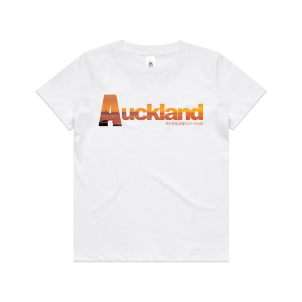 Auckland Sunrise - AS Colour Kids Youth T shirt Thumbnail