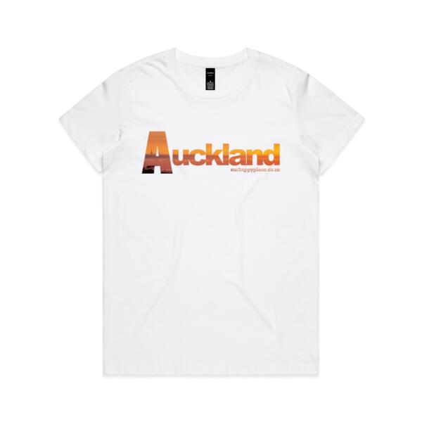 Auckland Sunrise - AS Colour Womens Maple Tee Thumbnail