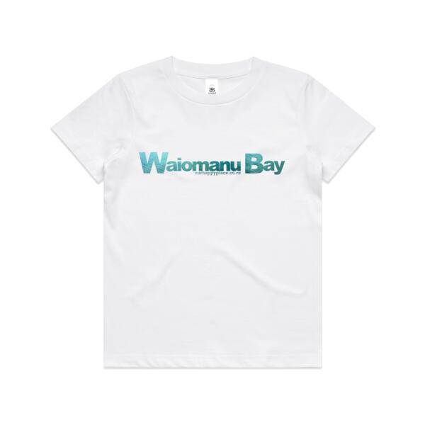 Waiomanu Bay - AS Colour Kids Youth T shirt Thumbnail