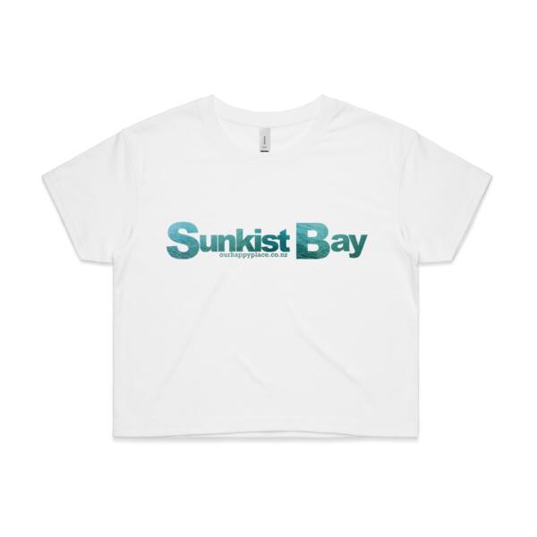 Sunkist Bay  - AS Colour Womens Crop Tee Thumbnail