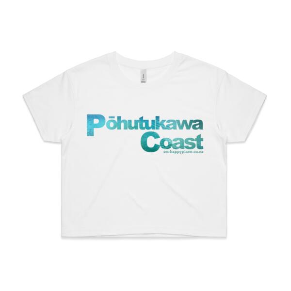 Pōhutukawa Coast  - AS Colour Womens Crop Tee Thumbnail