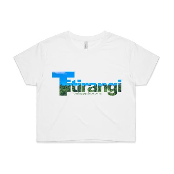 Titirangi - AS Colour Womens Crop Tee Thumbnail