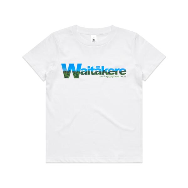 Waitākere - Bush + Sky - AS Colour Kids Youth T shirt Thumbnail