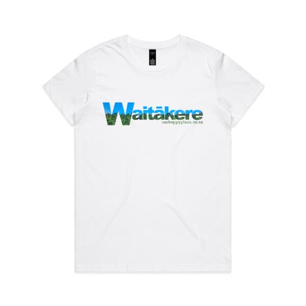 Waitākere - Bush + Sky - AS Colour Womens Maple Tee Thumbnail